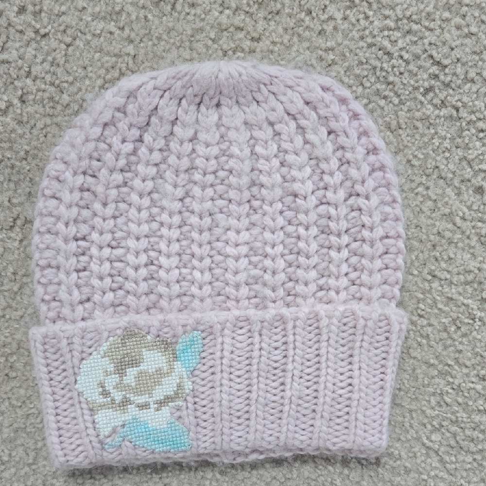 Free People Everything Rosie Beanie Pale Pink - Picture 1 of 7
